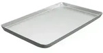 Schneider GmbH Servierplatte aus Aluminium, gebeizt - silber 25 cm x 40 cm x 2...