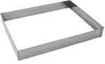 Schneider GmbH Backrahmen Edelstahl - Rechteck 40 cm x 30 cm x 4 cm