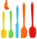 LuxusKollektion Teigschaber Silikon Spatel Set 5tlg. hitzebest&auml;ndig BPA-frei