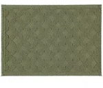 Rhomtuft Duschmatte Seaside, H&ouml;he 6 mm, 100% Baumwolle gr&uuml;n 50.00 cm x 70.00...