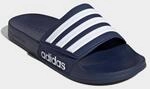 Badesandale ADIDAS SPORTSWEAR "ADILETTE SHOWER BADESCHLAPPEN", Gr. 47, blau