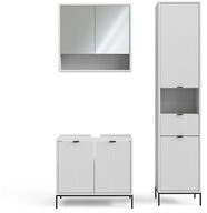 Vicco Badm&ouml;bel-Set Eliza, Wei&szlig;, 3-teilig, (3-St., 3er Set)