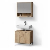 Livinity&reg; Badm&ouml;bel-Set ATERNO, Viking Oak, 2-teilig, (2-St)