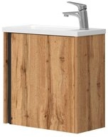 Vicco Badm&ouml;bel-Set Kleo, Goldkraft Eiche, 2-teilig, (2-St., 2er Set)