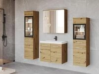 MIRJAN24 Badm&ouml;bel-Set Madrit II, (5er-Set, Waschbeckenschrank, 2x Hochschrank,