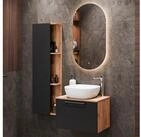Planetm&ouml;bel Badm&ouml;bel-Set ASTRA Waschtischunterschrank 60 cm mit Seitenschrank,