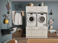 Laundreezy Mehrzweckschrank-Set LAUNDREEZY LDSK3, Breite 135 cm,...