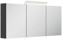 Posseik Spiegelschrank Badezimmer Spiegelschrank 3-t&uuml;rig LED-Acryllampe 140cm...
