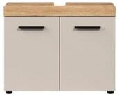 trendteam Waschbeckenunterschrank In Evoke Oak Melamin & Kaschmir B/H/T: 72 /...