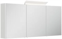 Posseik Spiegelschrank Badezimmer Spiegelschrank 3-t&uuml;rig LED-Acryllampe 140cm...