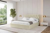 ALTDECOR Polsterbett RENO (Polsterbett mit Bettkasten und Lattenrost, Boxbett...