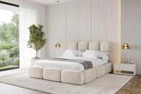 ALTDECOR Polsterbett NOMA (Polsterbett mit Bettkasten und Lattenrost, Boxbett...