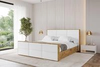 ALTDECOR Polsterbett ENZO1-Z (Polsterbett mit Bettkasten und Lattenrost,...