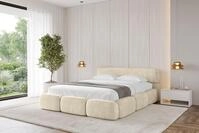 ALTDECOR Polsterbett ELVA-v1 (Polsterbett mit Bettkasten und Lattenrost,...