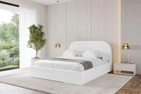ALTDECOR Polsterbett LERAY (Polsterbett mit Bettkasten und Lattenrost, Boxbett...