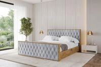 ALTDECOR Polsterbett ENZO5-Z (Polsterbett mit Bettkasten und Lattenrost,...