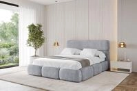 ALTDECOR Polsterbett ELVA (Polsterbett mit Bettkasten und Lattenrost, Boxbett...