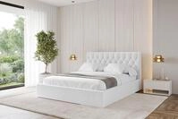 ALTDECOR Polsterbett RENO (Polsterbett mit Bettkasten und Lattenrost, Boxbett...