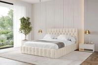 ALTDECOR Polsterbett LARO (Polsterbett mit Bettkasten und Lattenrost, Boxbett...