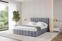 ALTDECOR Polsterbett AMEA (Polsterbett mit Bettkasten und Lattenrost, Boxbett...
