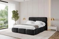 ALTDECOR Polsterbett ELVA (Polsterbett mit Bettkasten und Lattenrost, Boxbett...