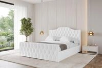 ALTDECOR Polsterbett FALIO-Z (Polsterbett mit Bettkasten und Lattenrost,...