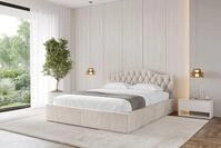 ALTDECOR Polsterbett FALIO-v1 (Polsterbett mit Bettkasten und Lattenrost,...