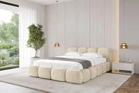 ALTDECOR Polsterbett KALA-v1 (Polsterbett mit Bettkasten und Lattenrost,...