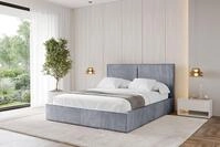 ALTDECOR Polsterbett VANTO (Polsterbett mit Bettkasten und Lattenrost, Boxbett...