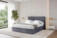 ALTDECOR Polsterbett STERA (Polsterbett mit Bettkasten und Lattenrost, Boxbett...