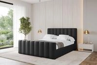 ALTDECOR Polsterbett FINO-Z (Polsterbett mit Bettkasten und Lattenrost, Boxbett...