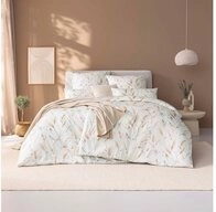 Estella Bettw&auml;sche Estella Mako-Satin Bettw&auml;sche 155x220 Elvira natur braun...