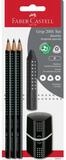Faber-Castell F&uuml;ller FABER-CASTELL Schreib Set Grip 2001 Set B schwarz 5 Teile
