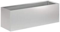 vidaXL Blumentopf Garten-Pflanzgef&auml;&szlig; Silber 60 x 20 x 20 cm Verzinkter Stahl...