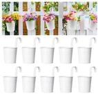 LuxusKollektion Blumentopf H&auml;ngende Blument&ouml;pfe Metall Haken Balkon Garten...