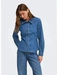 ONLY Jeansbluse ONLUNA FITTED SHIRT DNM Baumwolle, Denim