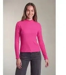 STREET ONE STUDIO Langarmshirt mit R&uuml;schendetails rosa 34 EU