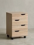 KADIMA DESIGN Rollcontainer Rollcontainer Sonoma 40x60x40cm Schubladenschrank...