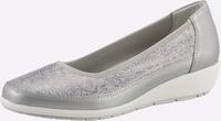 Ballerina CLASSIC, Damen, Gr. 37, silber (silberfarben, gemustert), Glattleder,