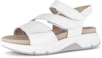 Sandalette GABOR, Damen, Gr. 41, wei&szlig;, Glattleder, Schuhe Sandalette,...