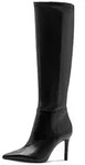 Tamaris Stretch, ANTIslide aus Leder Stilettoabsatz Stiefel Stretch