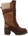 Winterstiefel MUSTANG SHOES "Stiefel", Damen, Gr. 36, Textil, Normalschaft, braun