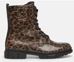s.Oliver Chelsea boots Stiefel Schn&uuml;r-Boots in Leder-Optik braun 31