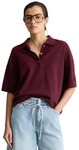Marc O'Polo DENIM Poloshirt aus Crinkled Organic Cotton-Mix