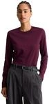 Langarmshirt MARC O'POLO DENIM, Damen, Gr. S, lila (mahagony jam), Jersey,