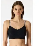 Schiesser Bustier Invisible Soft Lace herausnehmbare Pads, V-Ausschnitt, Spitze...