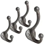 Spetebo Wandhaken Gusseisen Wandhaken braun - Nostalgie in antik Optik, Wand und