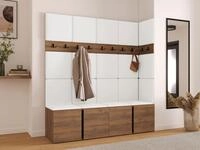 MIRJAN24 Garderoben-Set Orion II, (Komplett-Set, mit 2x Schuhschrank, 3x