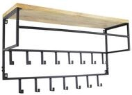 LOFT42 Wandgarderobe LOFT42 Petri Garderobe &ndash; 15 Haken &ndash; Metall &ndash; Schwarz...