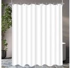 LuxusKollektion Duschvorhang Duschvorhang 240x200cm Wei&szlig; Reines Wei&szlig; H200 x B240 cm